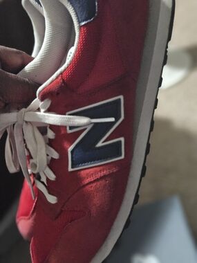 New Balance Red & Navy Men's Runner Sneakers